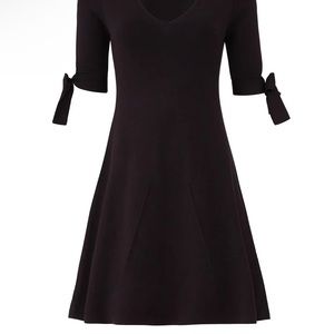 525 American tie sleeve knit dress size s LBD